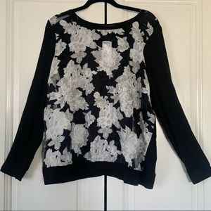 Floral knit top 3X